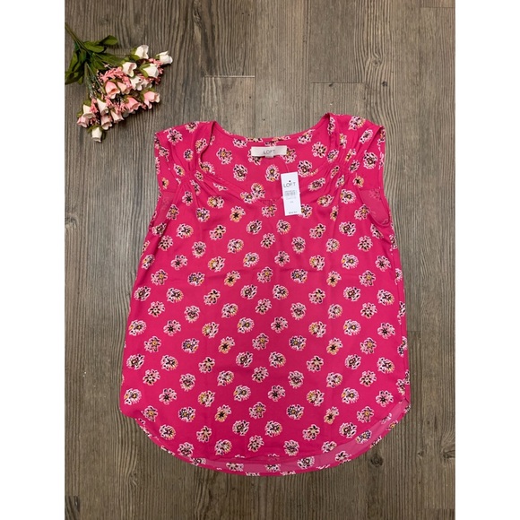 LOFT Tops - 🆕 NWT LOFT Pink Floral Blouse